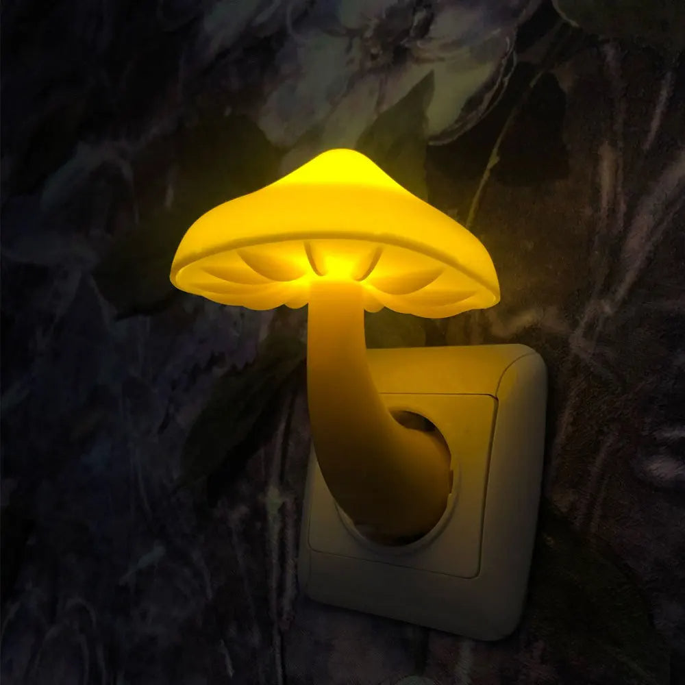 Mushroom Wall Socket Lamp