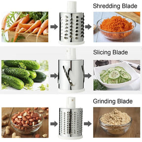 Manual Vegetable Cutter Slicer Multifunctional Round Slicer Gadget Multi-function Kitchen Gadget Food Processor Blender Cutter